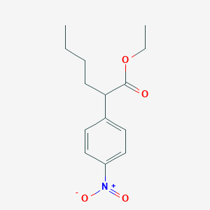 Ethyl 2-(4-nitrophenyl)hexanoate