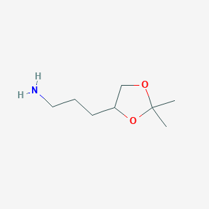 3-(2,2-Dimethyl-1,3-dioxolan-4-yl)propan-1-amine