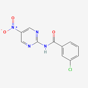 2-(n-3-Chlorobenzoyl)amino-5-nitropyrimidine