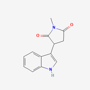 3-(1H-indol-3-yl)-1-methylpyrrolidine-2,5-dione