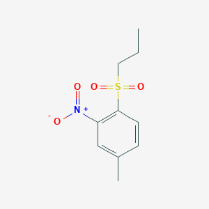 4-Methyl-2-nitro-1-(propylsulfonyl)benzene