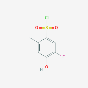 5-fluoro-4-hydroxy-2-methylbenzenesulfonyl Chloride