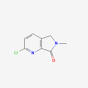 2-Chloro-6-methyl-5,6-dihydro-7H-pyrrolo[3,4-b]pyridin-7-one