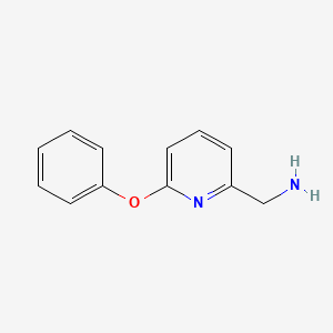 molecular formula C12H12N2O B8605713 C-(6-Phenoxy-pyridin-2-yl)-methylamine 