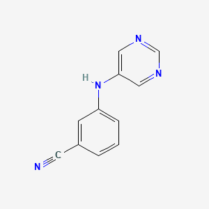 Benzonitrile,3-(5-pyrimidinylamino)-