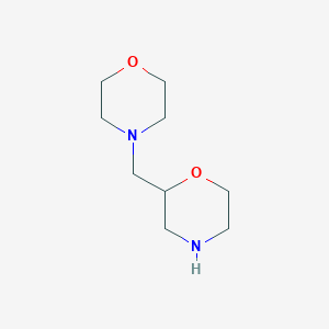 molecular formula C9H18N2O2 B8605747 2-(Morpholinomethyl)morpholine 