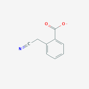 molecular formula C9H6NO2- B8605764 2-(Cyanomethyl)benzoate 