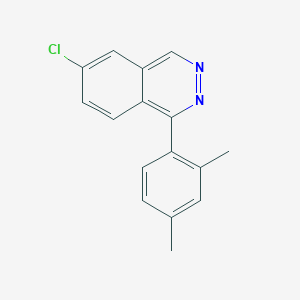 molecular formula C16H13ClN2 B8605782 6-chloro-1-(2,4-dimethylphenyl)Phthalazine 