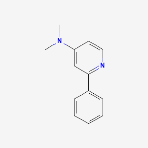 molecular formula C13H14N2 B8605788 N,N-dimethyl-2-phenylpyridin-4-amine 