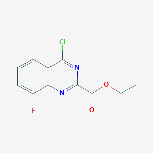 Ethyl 4-chloro-8-fluoroquinazoline-2-carboxylate