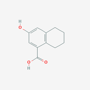 3-Hydroxy-5,6,7,8-tetrahydronaphthalene-1-carboxylic acid