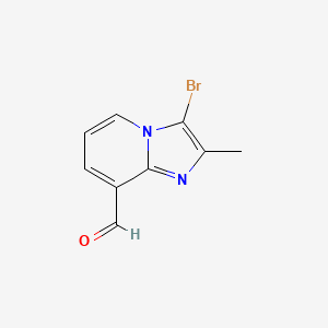 3-Bromo-2-methylimidazo[1,2-a]pyridine-8-carbaldehyde