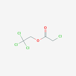 molecular formula C4H4Cl4O2 B8605861 Acetic acid, chloro-, 2,2,2-trichloroethyl ester CAS No. 57691-12-0
