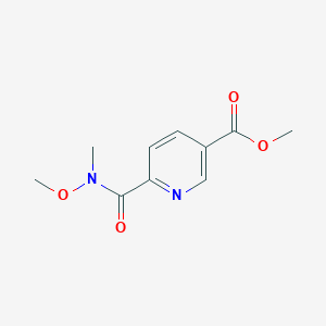 6-(Methylmethoxycarbamoyl)nicotinic acid methyl ester