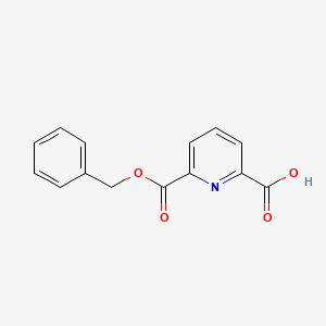 molecular formula C14H11NO4 B8605977 6-((Benzyloxy)carbonyl)picolinic acid 