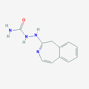 molecular formula C11H12N4O B8605980 2-semicarbazido-1H-3-benzazepine CAS No. 57184-86-8