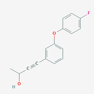 4-[3-(4-Fluorophenoxy)phenyl]-3-butyn-2-ol