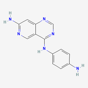 4-N-(4-aminophenyl)pyrido[4,3-d]pyrimidine-4,7-diamine