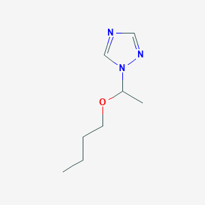 1-(1-Butoxyethyl)-1H-1,2,4-triazole
