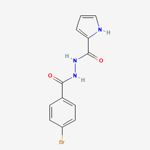 N'-(4-bromobenzoyl)-1H-pyrrole-2-carbohydrazide