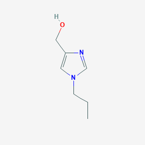 molecular formula C7H12N2O B8606185 4-Hydroxymethyl-1-propylimidazole 