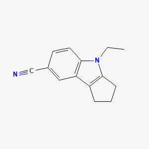 7-Cyano-4-ethyl-1,2,3,4-tetrahydrocyclopent[b]indole