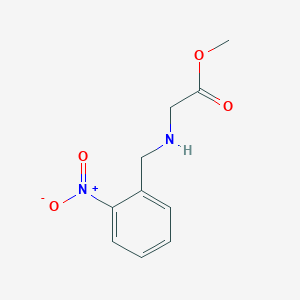 (2-Nitro-benzylamino)-acetic acid methyl ester