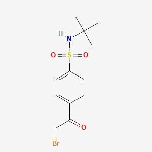 4-(2-bromoacetyl)-N-tert-butylbenzenesulfonamide