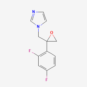 1-{[2-(2,4-Difluorophenyl)oxiran-2-yl]methyl}-1H-imidazole