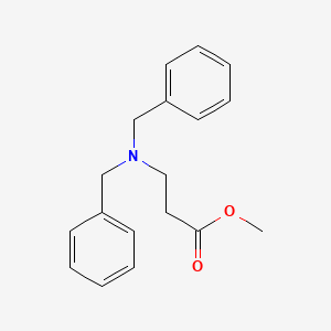 molecular formula C18H21NO2 B8606482 Methyl3-(dibenzylamino)propanoate 
