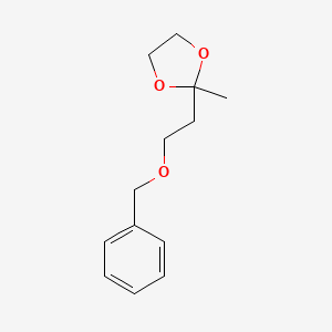 2-(2-(Benzyloxy)ethyl)-2-methyl-1,3-dioxolane