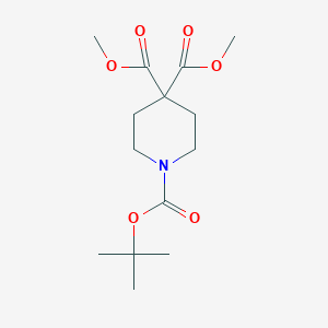 1-Tert-butyl 4,4-dimethyl piperidine-1,4,4-tricarboxylate
