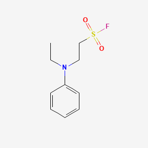 2-[Ethyl(phenyl)amino]ethane-1-sulfonyl fluoride