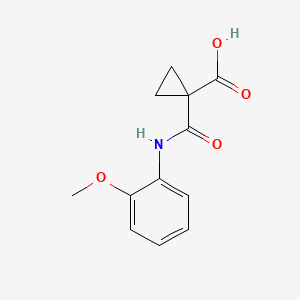 1-(2-Methoxyphenylcarbamoyl)cyclopropanecarboxylic acid
