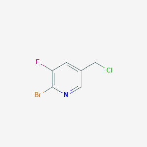 2-Bromo-5-(chloromethyl)-3-fluoropyridine