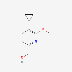 (5-Cyclopropyl-6-methoxypyridin-2-yl)methanol