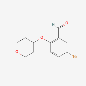 5-Bromo-2-(tetrahydro-pyran-4-yloxy)-benzaldehyde