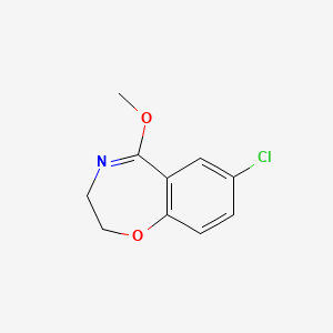 7-Chloro-2,3-dihydro-5-methoxybenzo[F][1,4]oxazepine