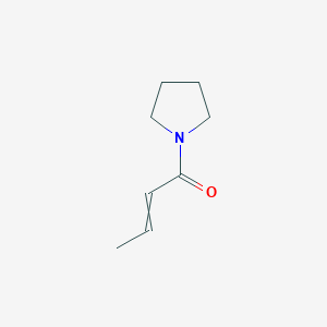 1-(1-Oxo-2-butenyl)pyrrolidine