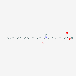 molecular formula C18H35NO3 B8606697 6-Lauramidohexanoic acid 