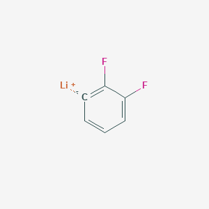 molecular formula C6H3F2Li B8606725 Lithium, (2,3-difluorophenyl)- CAS No. 126163-64-2