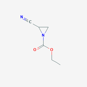 Ethyl 2-cyanoaziridine-1-carboxylate