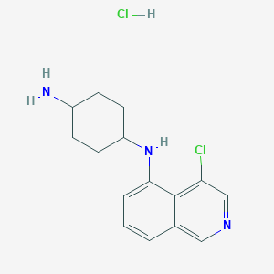 N-(4-Chloro-5-isoquinolyl)-1,4-cyclohexanediamine hydrochloride