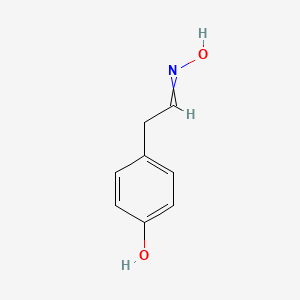 molecular formula C8H9NO2 B8606770 (4-Hydroxyphenyl)acetaldehyde oxime 