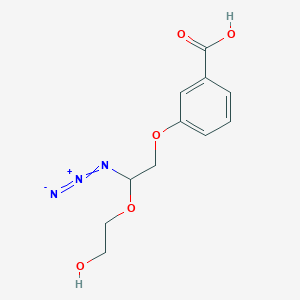 3-[2-Azido-2-(2-hydroxyethoxy)ethoxy]benzoic acid