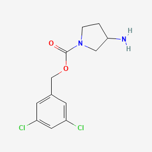 3,5-Dichlorobenzyl 3-aminopyrrolidine-1-carboxylate