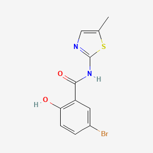 5-Bromo-2-hydroxy-N-(5-methylthiazol-2-yl)benzamide