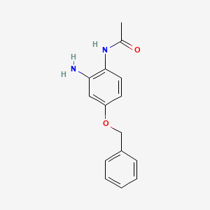 1-Acetamido-2-amino-4-benzyloxybenzene