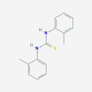 molecular formula C15H16N2S B086069 Thiourea, N,N'-bis(2-methylphenyl)- CAS No. 137-97-3