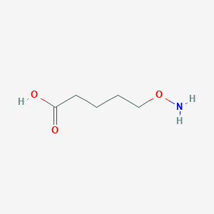 molecular formula C5H11NO3 B8606974 5-(Aminooxy)pentanoic acid 